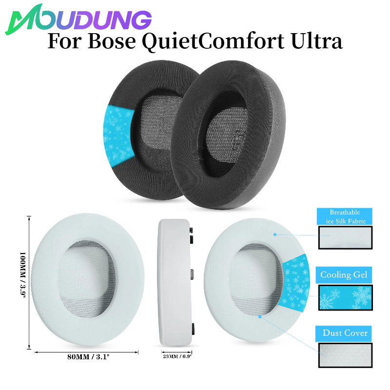 Bose Headphone Qc Ultra - MOUDUNG Kühlgel-Ohrpolster für Bose QuietComfort Ultra