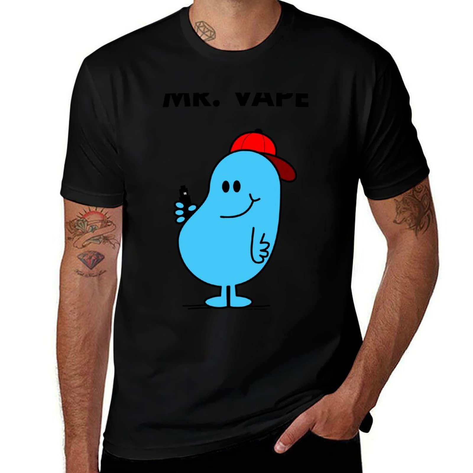 Quick Vape - Mr.Vape T-Shirt Sommer-Sport-T-Shirt mit Schnelltrocknungsfunktion