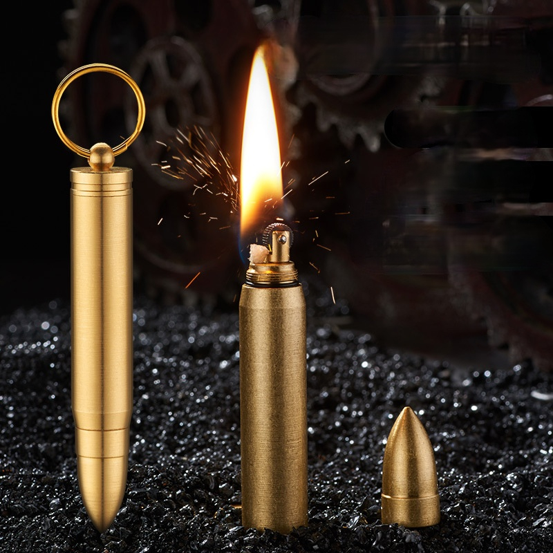 Weed Vaping Accessories - Kugelförmiges Kerosin-Feuerzeug aus Kupfer, Metall-Feuerzeug mit