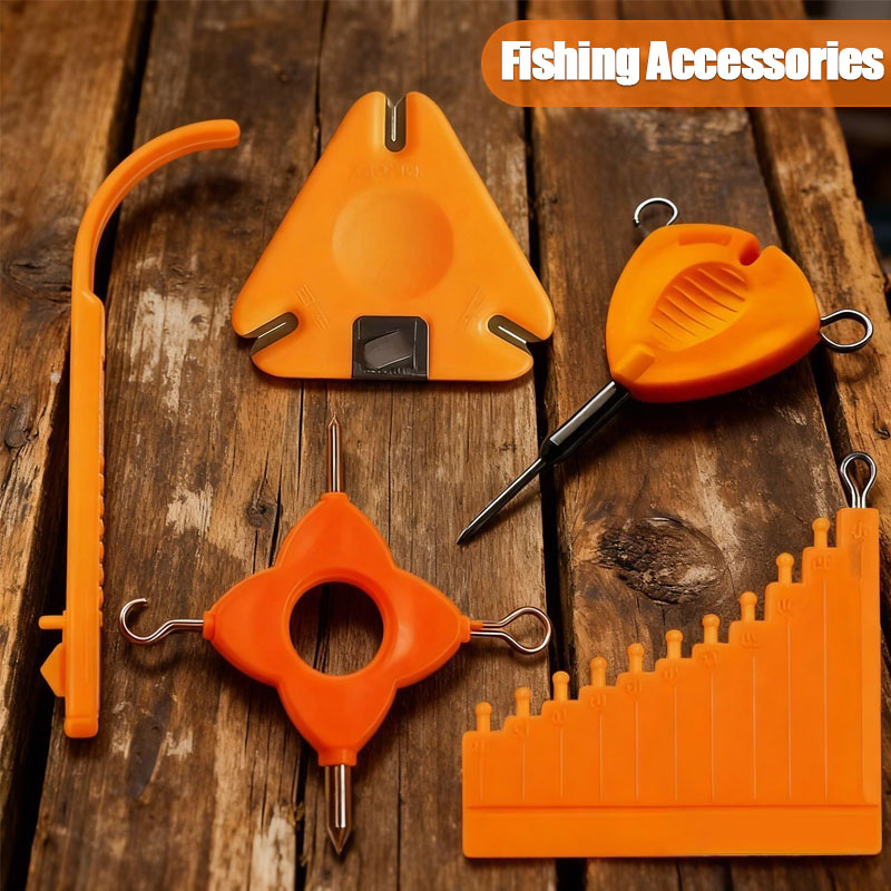 Mesh Coil Strip - Angel-Multitool | 5-in-1-Schnurabisolierer, Hakenentferner, Schnurmessgerät und