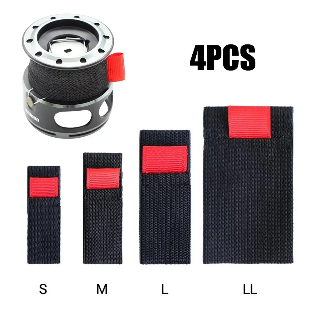 Mesh Coil Strip - 4 stücke Elastische Angeln Spool Gürtel