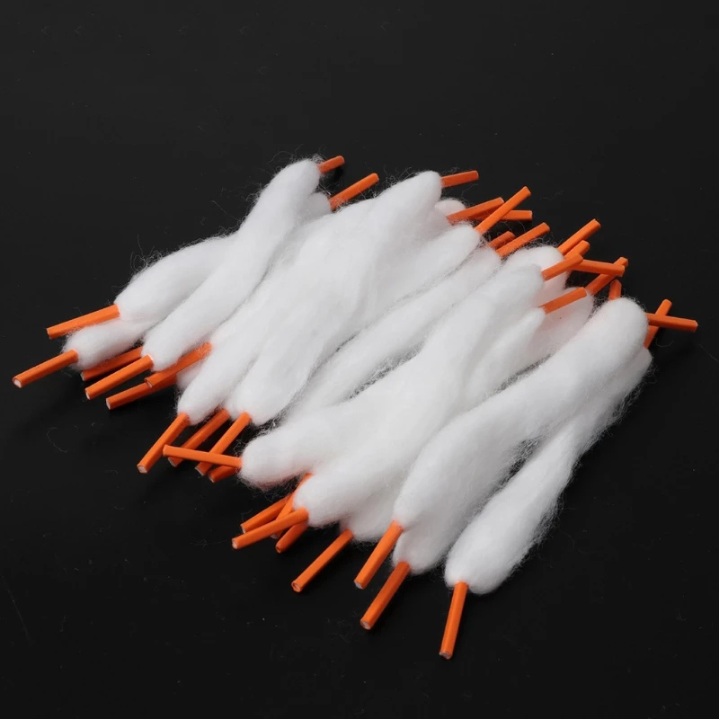 Vaping Goods - 100 Stück Spulendocht Baumwolle Ersatz Bio-Baumwolle