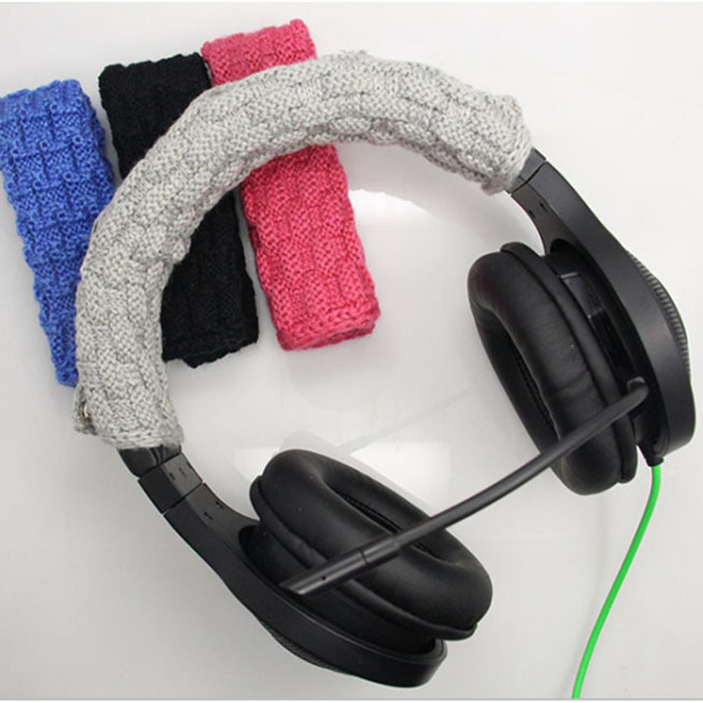 Audio Technica Headphone Ath-M50X - Gestrickter Stoff-Kopfhörer-Abdeckung für Kopfbügel, Ersatz-Universal-Kopfhörerhülle für