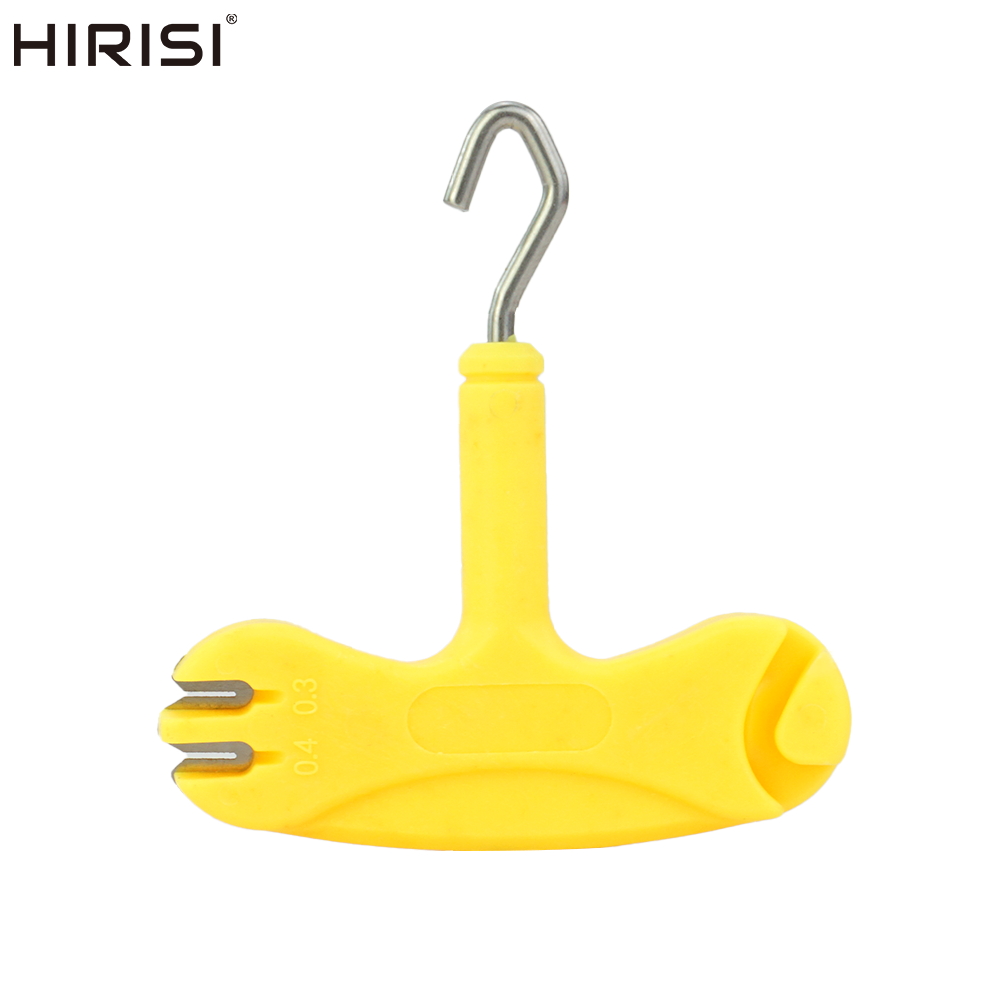 Mesh Coil Strip - Hirisi Karpfenangeln Werkzeug Knotenabzieher Schnur Stripper