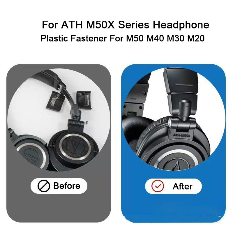 Audio Technica Headphone Ath-M50X - Ein neuer Ersatz-Kopfband-Kunststoffverschluss für Audio Technica