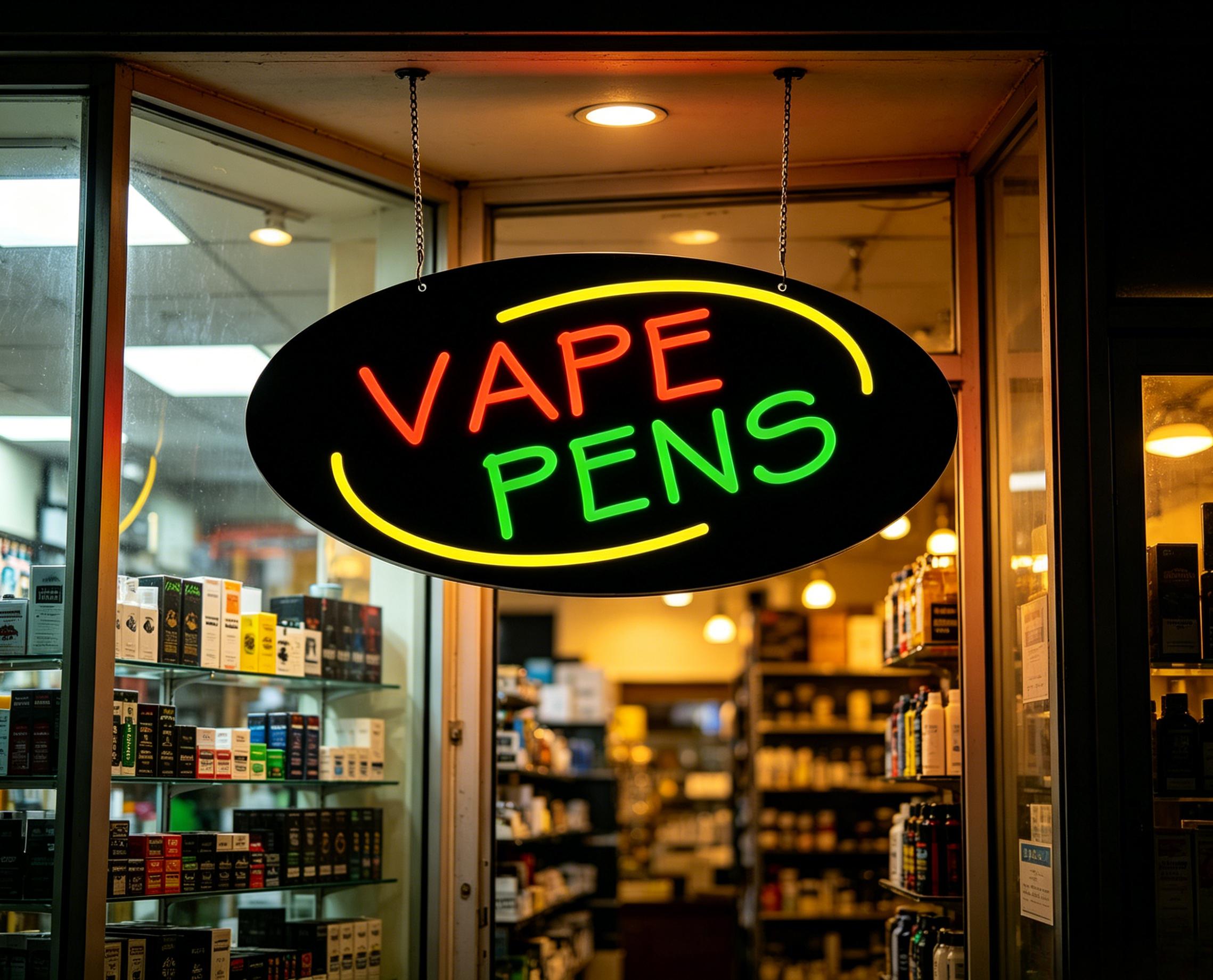 Vape Pens Neon-Schild Dimmbare – Vaping Store Bewertung und Preis