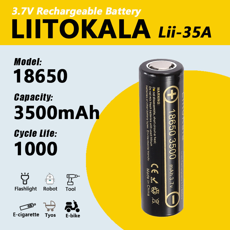 2-10 Stück LiitoKala Lii-35A 1 – Vape Battery 18650 Bewertung und Preis
