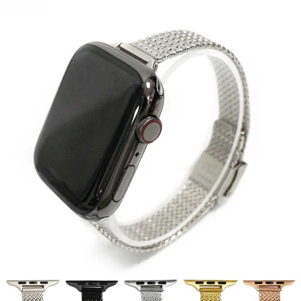 Armband für Apple Watch Serie  – Mesh Coil Strip Bewertung und Preis