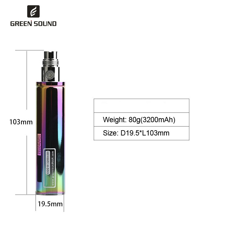 GS Ego 3 III 3200mAh Akku E-Zi – Vaping Area Bewertung und Preis