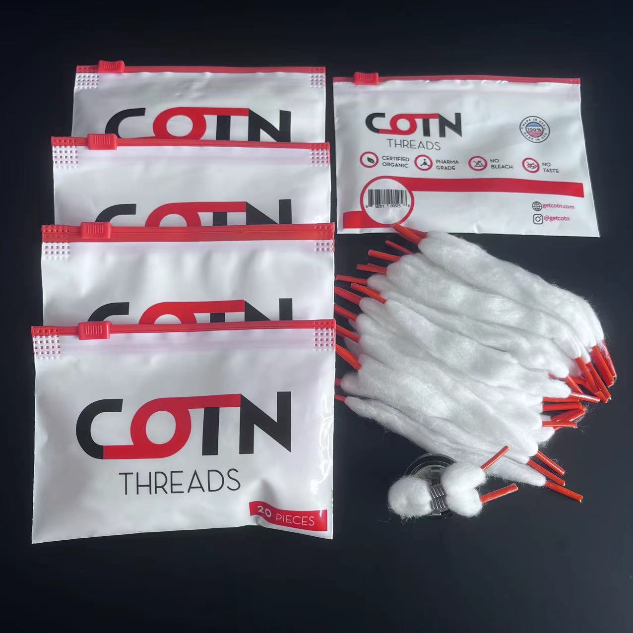 100/60/20 Stück vorgefertigte  – Cotton Wick Organic Bewertung und Preis