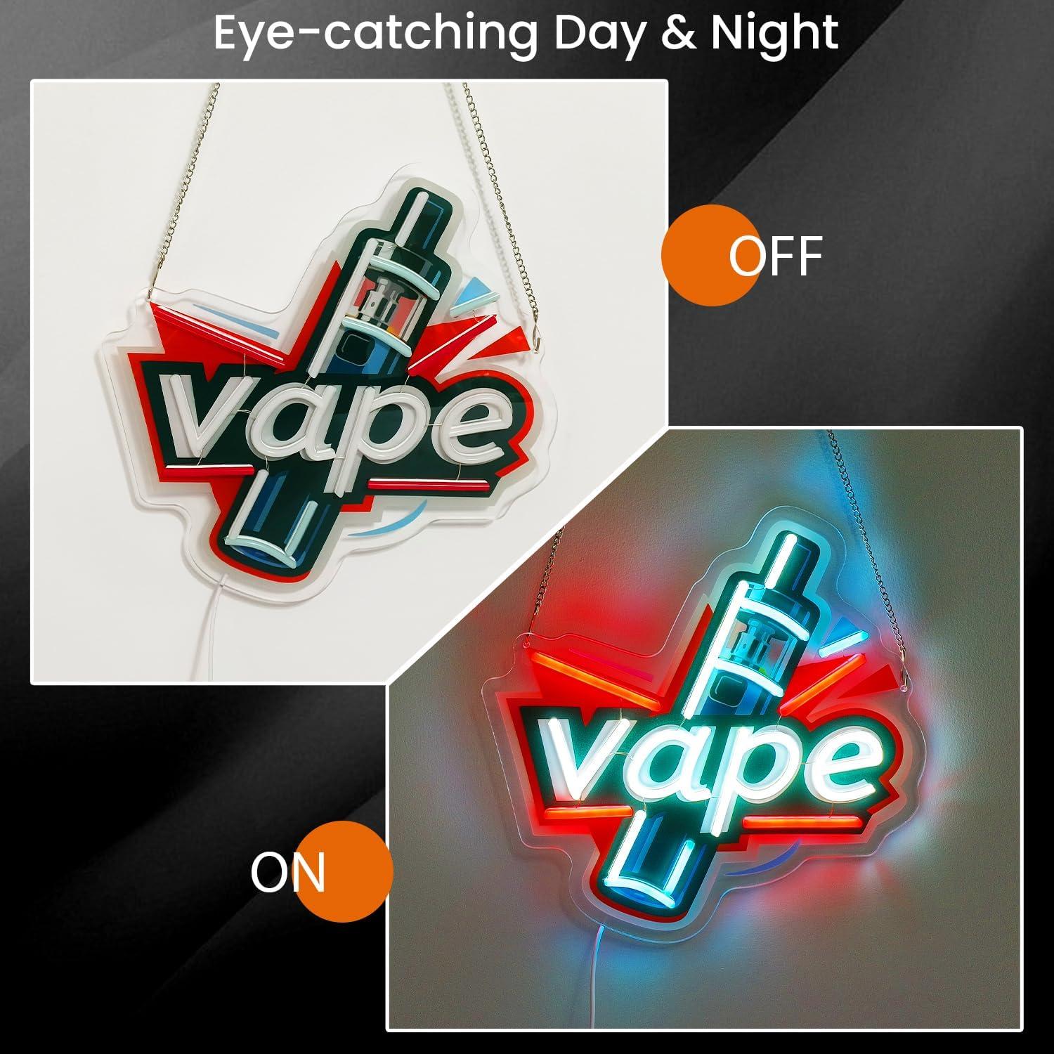 Vape Neon-Schild USB Dimmbares – Vaping Store Bewertung und Preis
