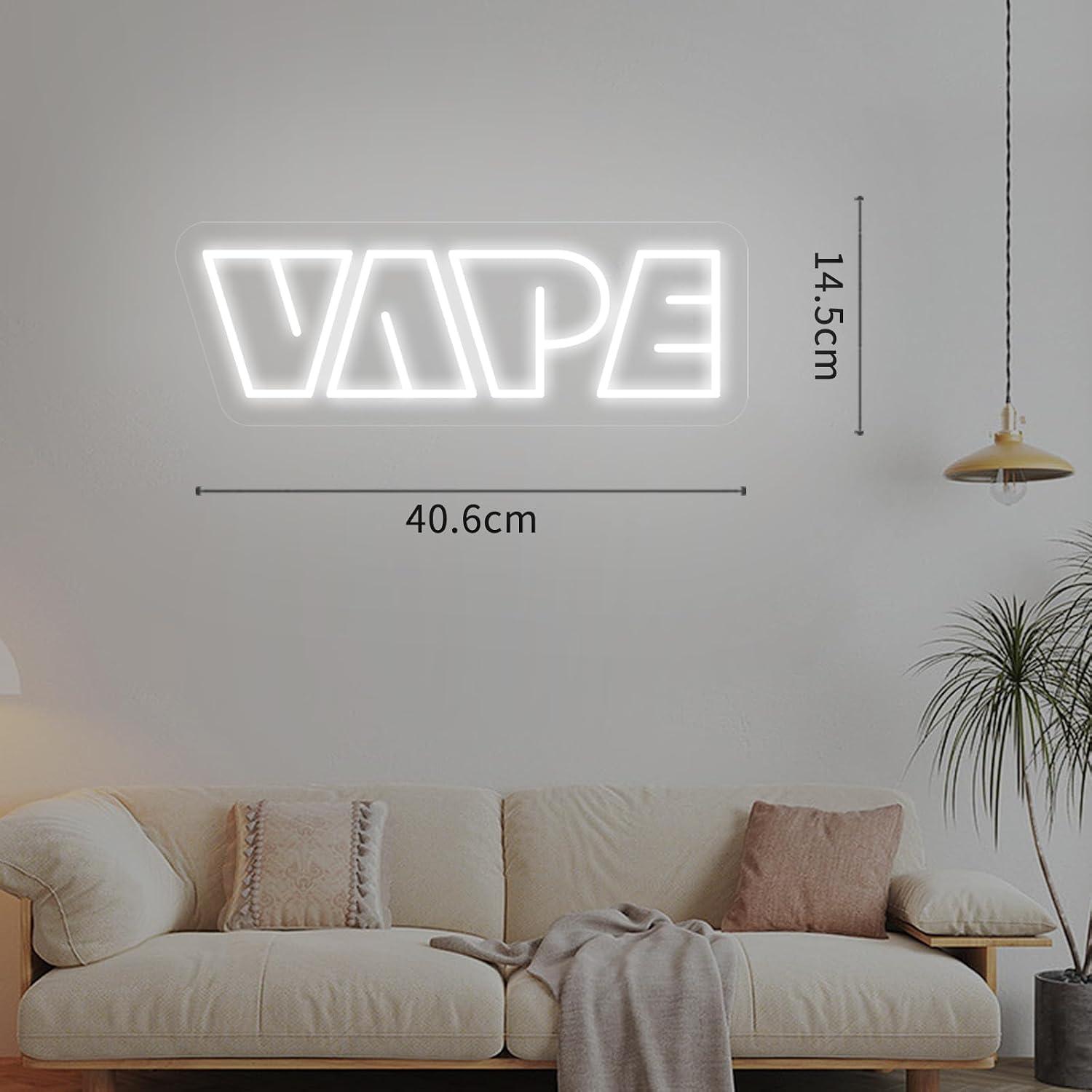 VAPE Neon-Schild USB Dimmbares – Vaping Store Bewertung und Preis