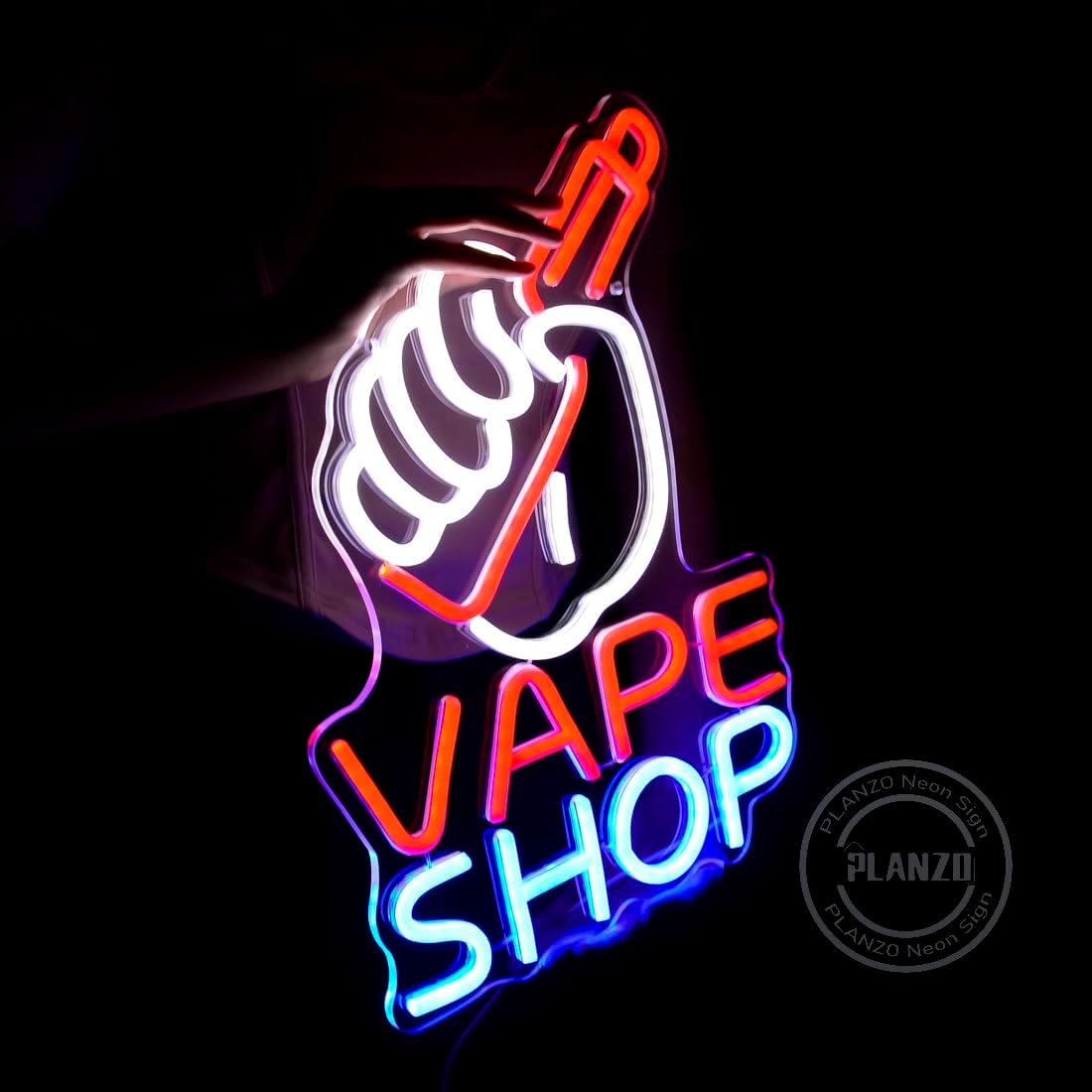 VAPE Shop Neonschild für Rauch – Vaping Store Bewertung und Preis